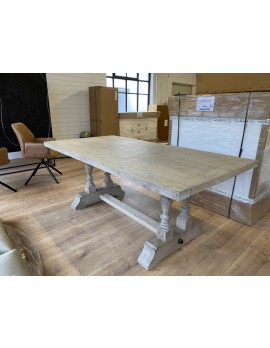 Tisch Landhaus Massivholz, Esstisch Holz, Länge 200 cm
