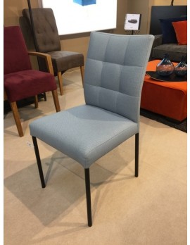 Polsterstuhl blau, Stuhl blau modern