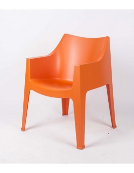Gartensessel orange, Gartenstuhl orange  Kunststoff, Stuhl orange stapelbar