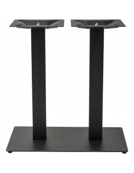 Tischgestell schwarz doppelsäulig für Bistrotisch