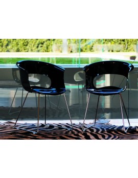 4 x Stuhle schwarz, Stuhl MISS B  ANTISHOCK  SCAB, Konferenzstuhle für Objekteinrichtung