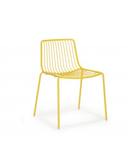 Gartenstuhl Metall gelb, Stuhl gelb Metall stapelbar
