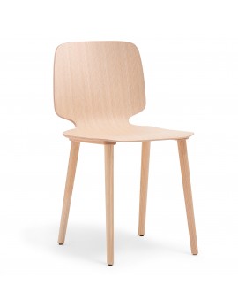 Stuhl Holz-Natur, Design-Stuhl Naturholz