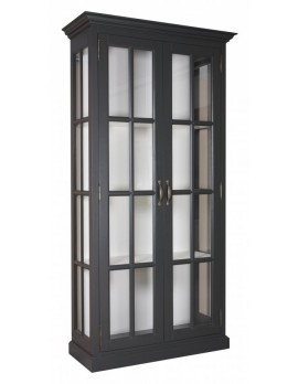 Vitrine Kiefer, Schrank Kiefer, Geschirrschrank Kiefer, Wohnzimmerschrank Kiefer Landhausstil, Breite 105cm