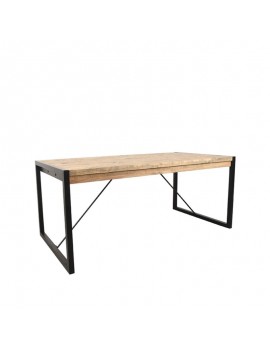 Tisch massiv Holz, Esstisch Pinienholz, 220x95x77 cm