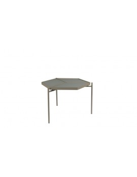 Couchtisch taupe, Coffee Table, Hexagon