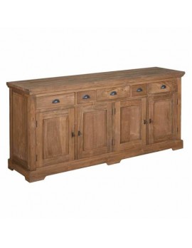 Anrichte Teakholz , Sideboard braun/grau , Breite 200cm