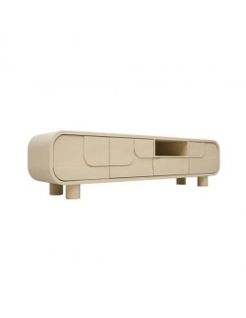 TV Schrank, Fernsehregal Farbe Stein, Breite 180 cm