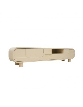 TV Schrank, Fernsehregal Farbe Stein, Breite 210 cm