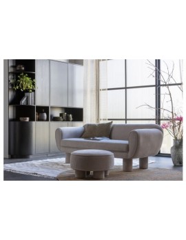 Sofa 2-Sitzer beige Sofa natural, Breite 186 cm