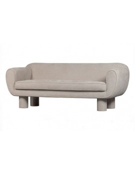 Sofa 2-Sitzer beige Sofa natural, Breite 186 cm