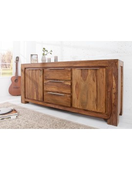 Sideboard aus Sheesham, Sideboard Griffe aus Metall, Breite 175 cm