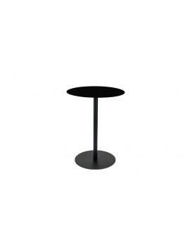 Tisch rund black, Bistrotisch black, Durchmesser 57 cm