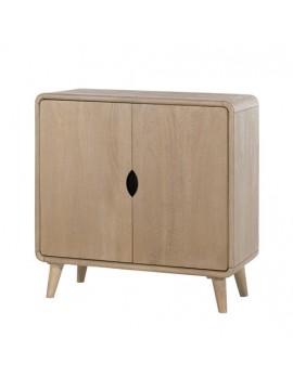 Anrichte massives Akazienholz , Sideboard Naturholz, Breite 85 cm
