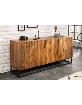 Sideboard Mangoholz, Sideboard naturell Holz, versiegelt/lackiert, Breite 160 cm