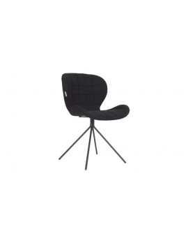 Stuhl schwarz, Metallbeine schwarz, soft