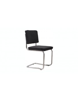 Stuhl schwarz, Metallbeine chrom, soft