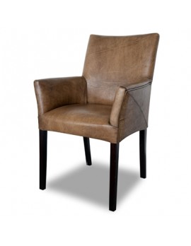 Lederstuhl cognac, Stuhl cognac Leder
