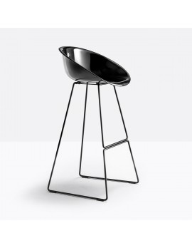 Design Barstuhl schwarz, Barhocker schwarz, Barstuhl schwarz, Sitzhöhe 65 cm