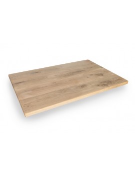 Tischplatte Eiche massiv, Tischplatte rechteckig Eiche, Maße 120x80 cm