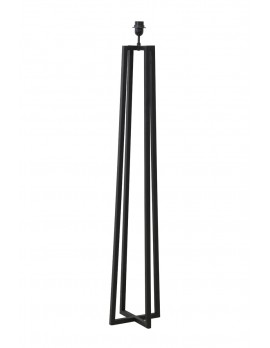 Stehlampe schwarz, Stehleuchte schwarz, Höhe 130 cm