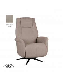Relaxsessel elektrisch verstellbar, Sessel taupe drehbar elektrisch verstellbar, Relaxsessel taupe