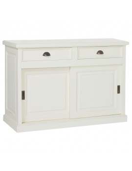 Sideboard weiß Landhaus, Anrichte weiß Landhausstil, Breite 125 cm