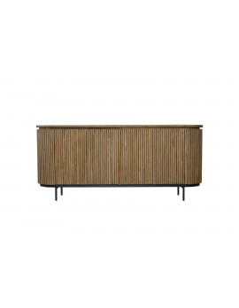Teakholz Sideboard Naturholz, Anrichte Holz, Breite 180cm