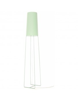 Stehleuchte Mint-grün mit Lampenschirm, Stehlampe grün mit Lampenschirm, Höhe 176 cm