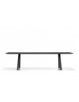 Tisch schwarz , Esstisch schwarz, Konferenztisch schwarz,  Länge 300 cm