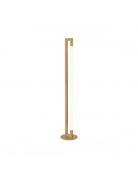 LED Stehleuchte Gold, Industriedesign Stehlampe Gold Metall