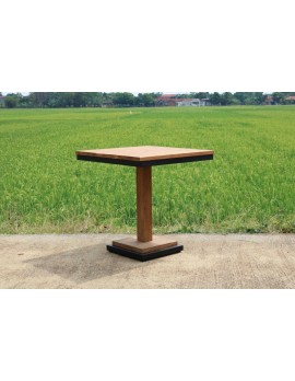 Bistrotisch Teakholz, Tisch quadratisch Teak, Bistrotisch Holz Teak, Maße 70x70 cm