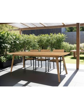 Gartentisch Massivholz, Gartentisch Teakholz, Länge  240 cm
