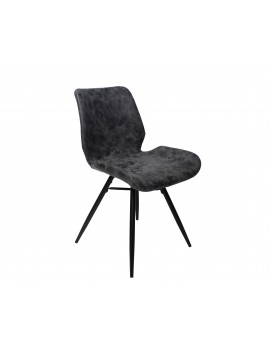 Design Stuhl in schwarz Industriestil