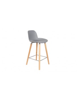 Barstuhl grau, Barstuhl grau, Barhocker grau, Sitzhöhe 65 cm