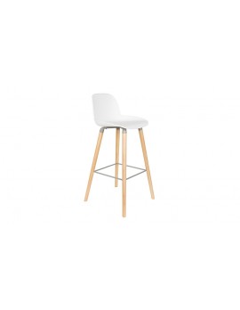 Barstuhl weiß, Barstuhl weiß, Barhocker weiß, Sitzhöhe 65 cm