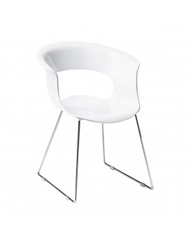 4 x Stuhle weiß, Stuhl MISS B  ANTISHOCK  SCAB, Konferenzstuhle für Objekteinrichtung