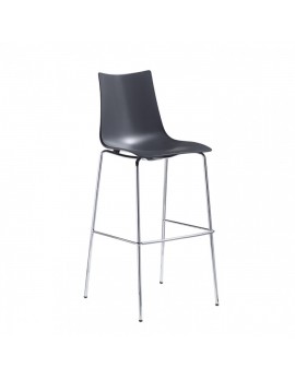Barstuhl anthrazit, Barstuhl stapelbar, Sitzhöhe 65 cm