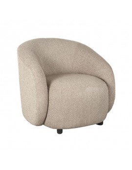 Sessel 1-Sitzer taupe Boucle,  Sessel taupe