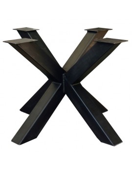 Tischgestell Metall Industriedesign, Tischgestell grau Industrie Metall, Breite 108 cm