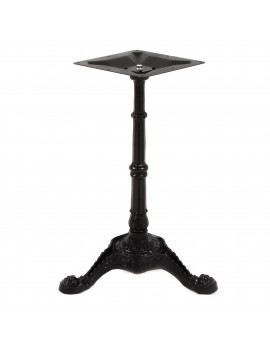 Barock Tischgestell schwarz, Dreifuß-Tischgestell schwarz