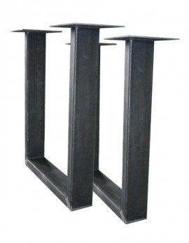 Tischgestell grau Metall Industriedesign, Esstisch-Gestell Industrie Metall