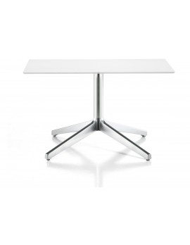 Tischfuß für Couchtisch, Tischbein Silber, Tischgestell Silber, Höhe 50 cm