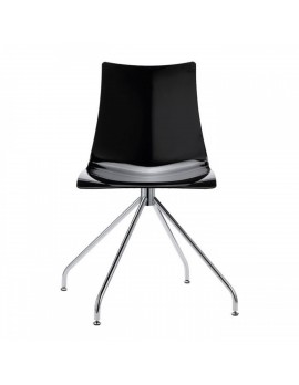 Design Stuhl schwarz, Konferenzstuhl schwarz für Objekteinrichtung