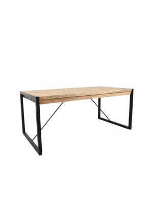 Tisch massiv Holz, Esstisch Pinienholz, 180x90x77 cm