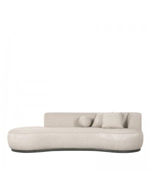 Sofa Bank 3-Sitzer beige Sofa beige,  Länge 270 cm