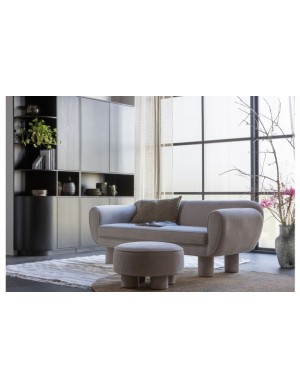 Sofa 2-Sitzer beige Sofa natural, Breite 186 cm