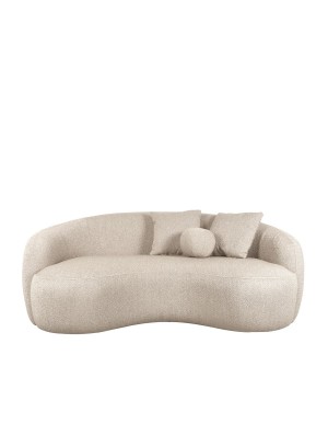 Sofa 2-Sitzer beige Sofa beige,  Länge 190 cm