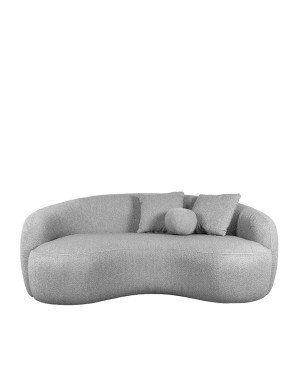 Sofa 2-Sitzer grau, Sofa grau,  Länge 190 cm